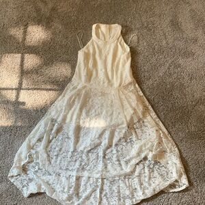White Graduation Dress